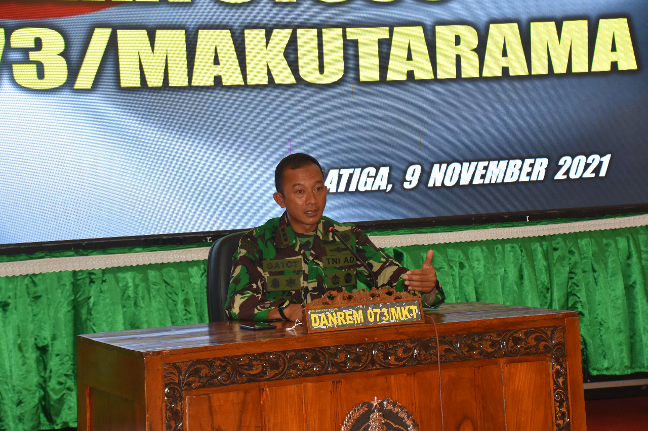 Kolonel Arm Putranto Gatot Sri Handoyo, S.Sos, M.M., Sambut Ba Otsus Kodam XVIII/Kasuari